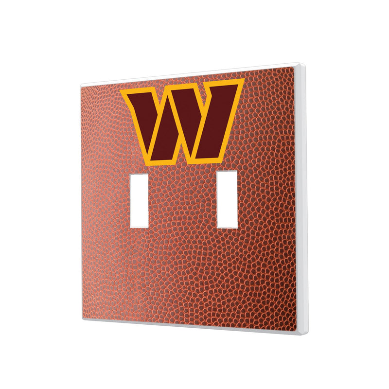 Washington Commanders Football Hidden-Screw Light Switch Plate