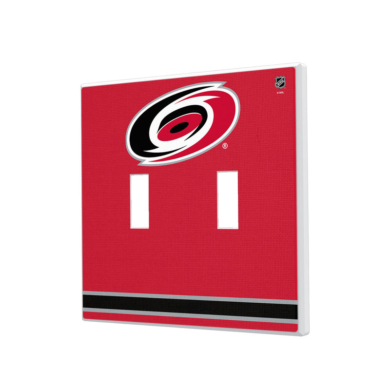 Carolina Hurricanes Stripe Hidden-Screw Light Switch Plate