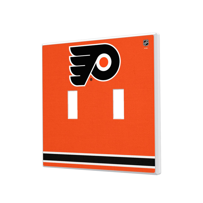 Philadelphia Flyers Stripe Hidden-Screw Light Switch Plate