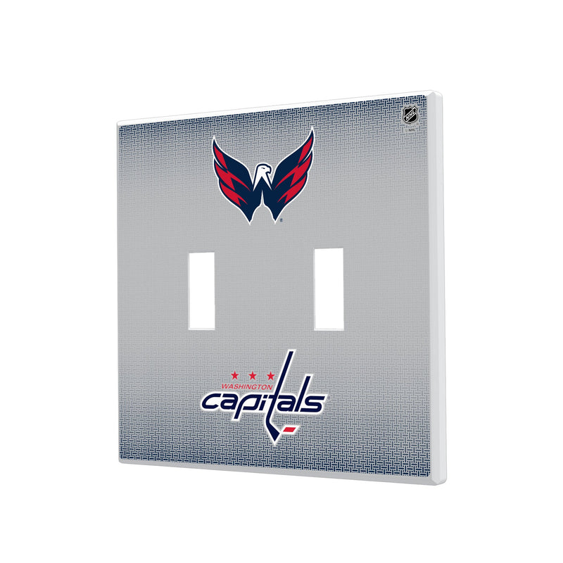 Washington Capitals Linen Hidden-Screw Light Switch Plate