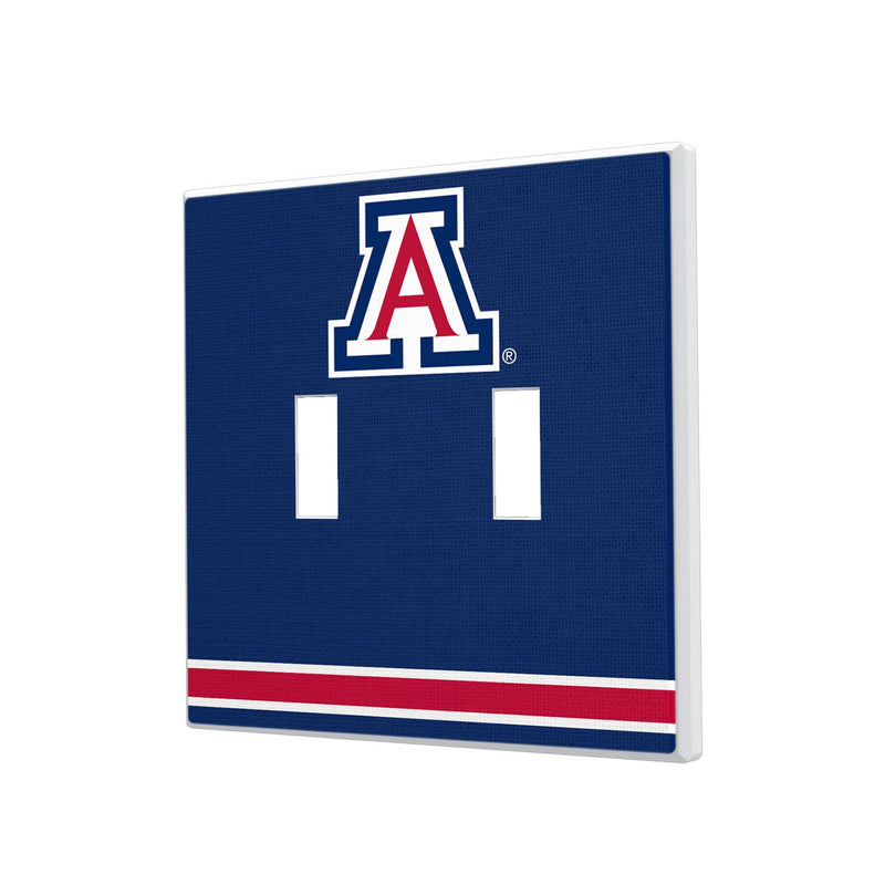 University of Arizona Wildcats Stripe Hidden-Screw Light Switch Plate