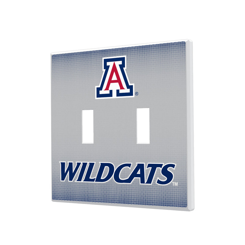 Arizona Wildcats Linen Hidden-Screw Light Switch Plate