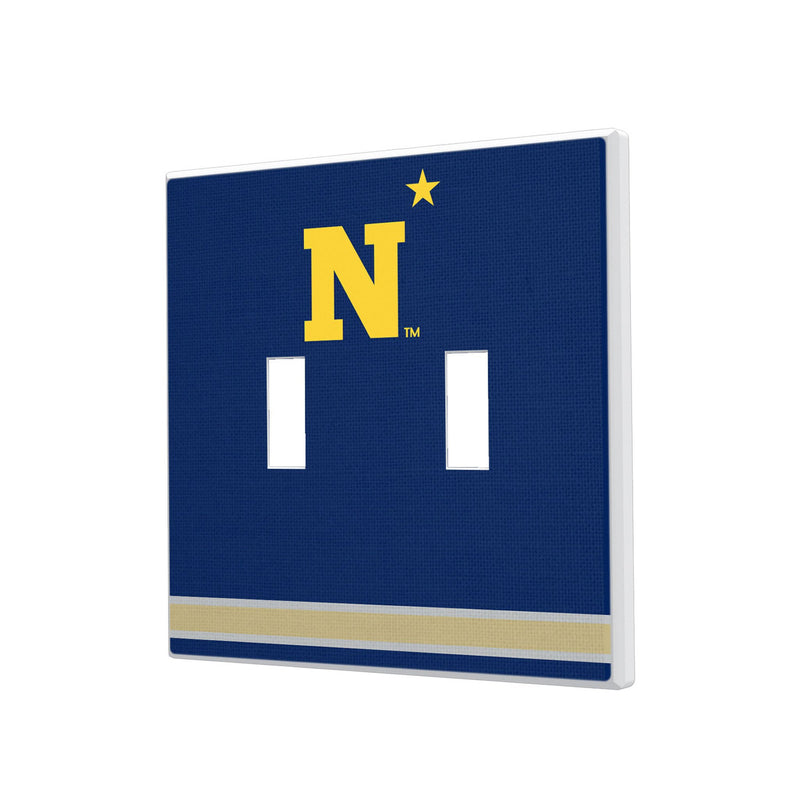 United State Naval Academy Midshipmen Stripe Hidden-Screw Light Switch Plate