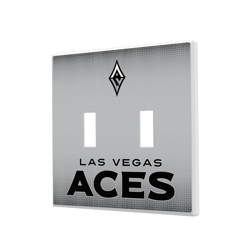 Las Vegas Aces Linen Hidden-Screw Light Switch Plate