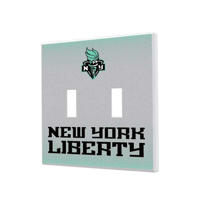 New York Liberty Linen Hidden-Screw Light Switch Plate