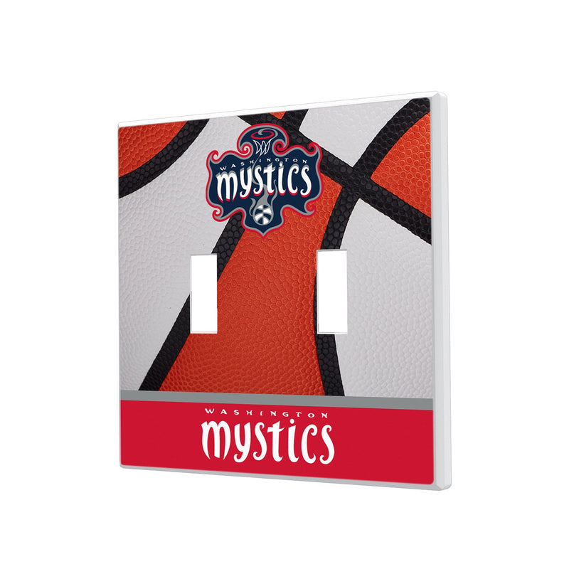 Washington Mystics Basketball Hidden-Screw Light Switch Plate