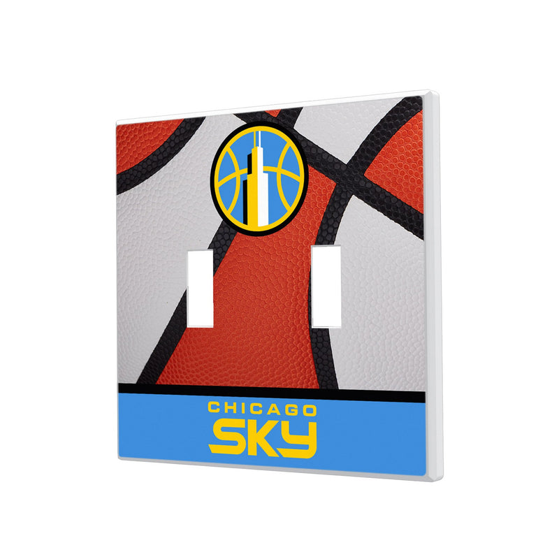 Chicago Sky Basketball Hidden-Screw Light Switch Plate