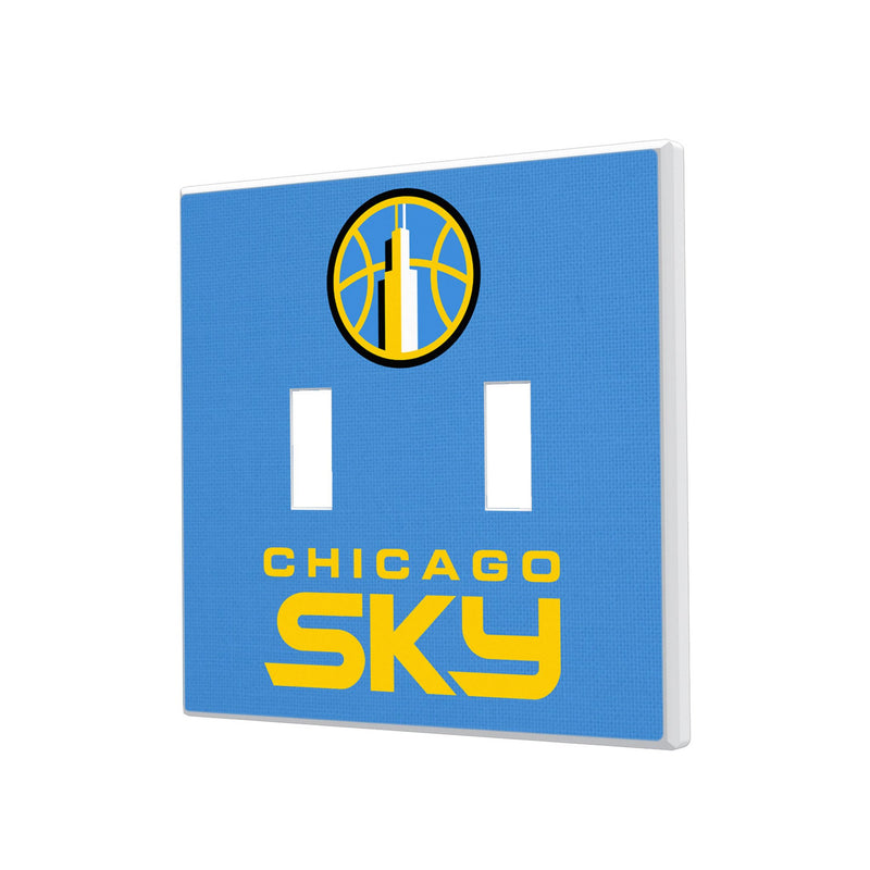 Chicago Sky Solid Hidden-Screw Light Switch Plate