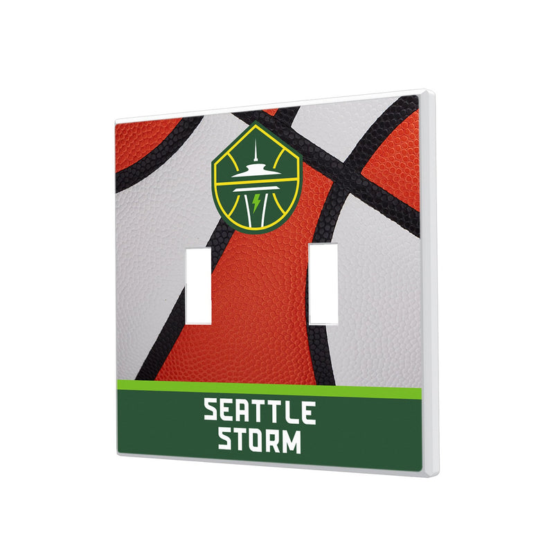 Seattle Storm Basketball Hidden-Screw Light Switch Plate