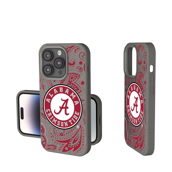 University of Alabama Crimson Tide Paisley iPhone Soft Touch Phone Case