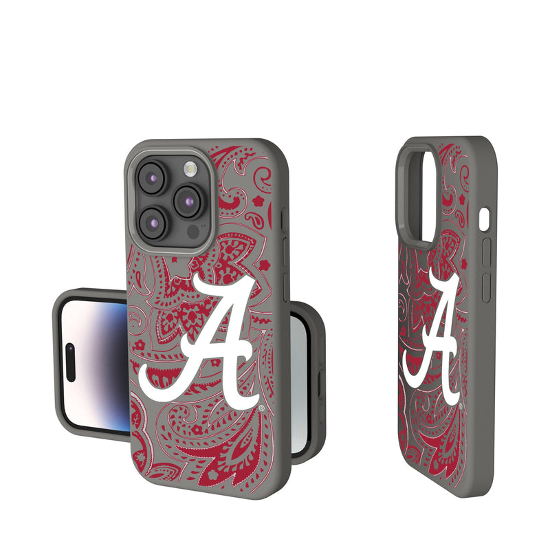 University of Alabama Crimson Tide Script A Paisley iPhone Soft Touch Phone Case