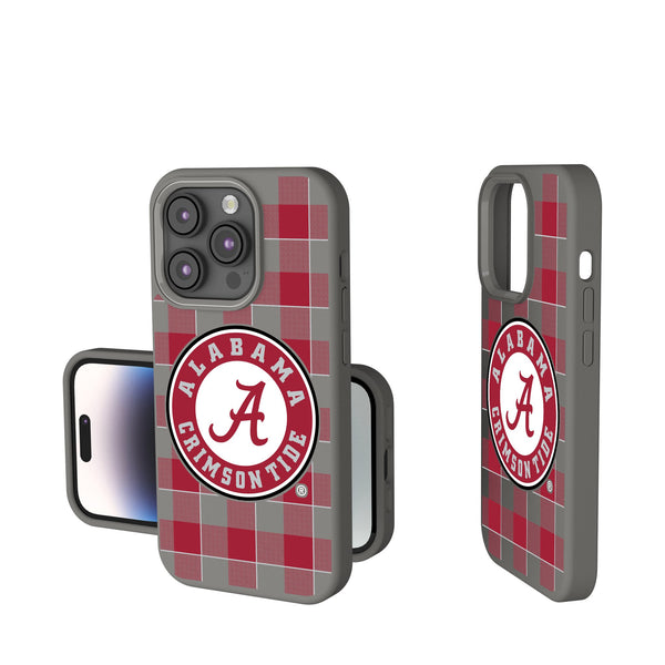 University of Alabama Crimson Tide Plaid iPhone Soft Touch Phone Case