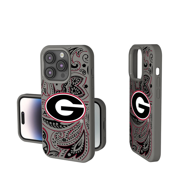 University of Georgia Bulldogs Paisley iPhone Soft Touch Phone Case