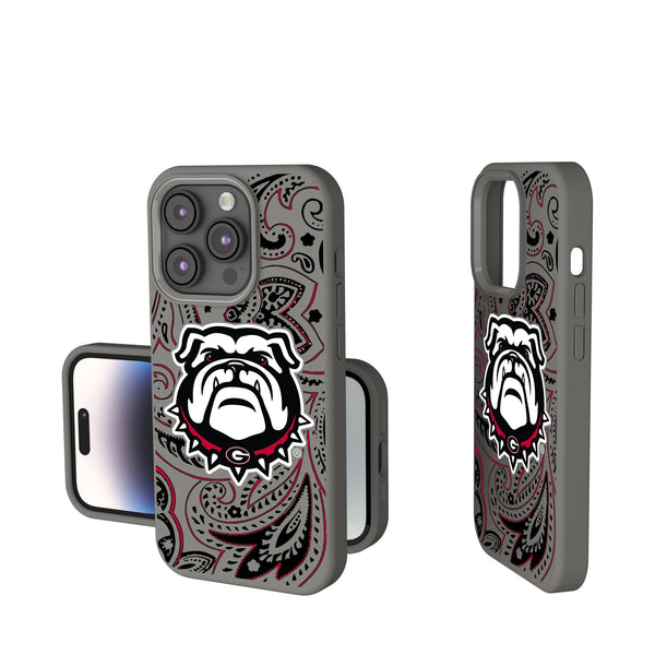 University of Georgia Bulldogs Uga Paisley iPhone Soft Touch Phone Case