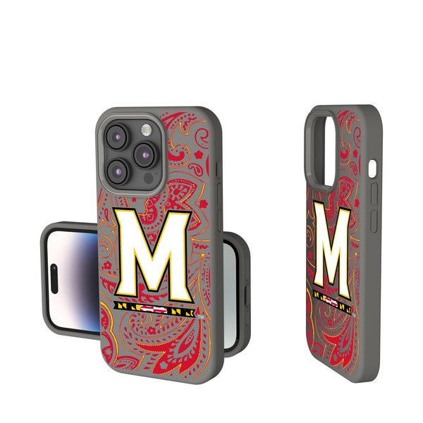 University of Maryland Terrapins Paisley iPhone Soft Touch Phone Case