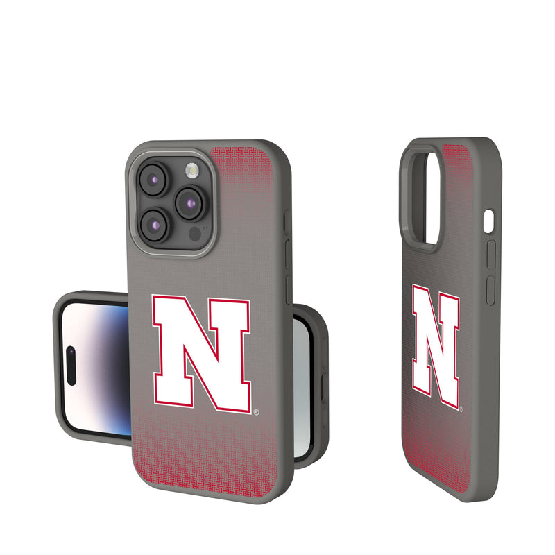 University of Nebraska Huskers Block N Linen iPhone Soft Touch Phone Case