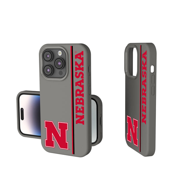 University of Nebraska Huskers Block N Sidebar iPhone Soft Touch Phone Case