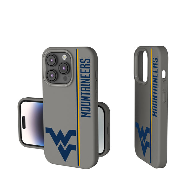 West Virginia University Mountaineers Sidebar iPhone Soft Touch Phone Case