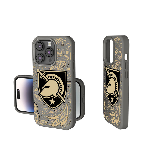 United States Military Academy Black Knights Paisley iPhone Soft Touch Phone Case