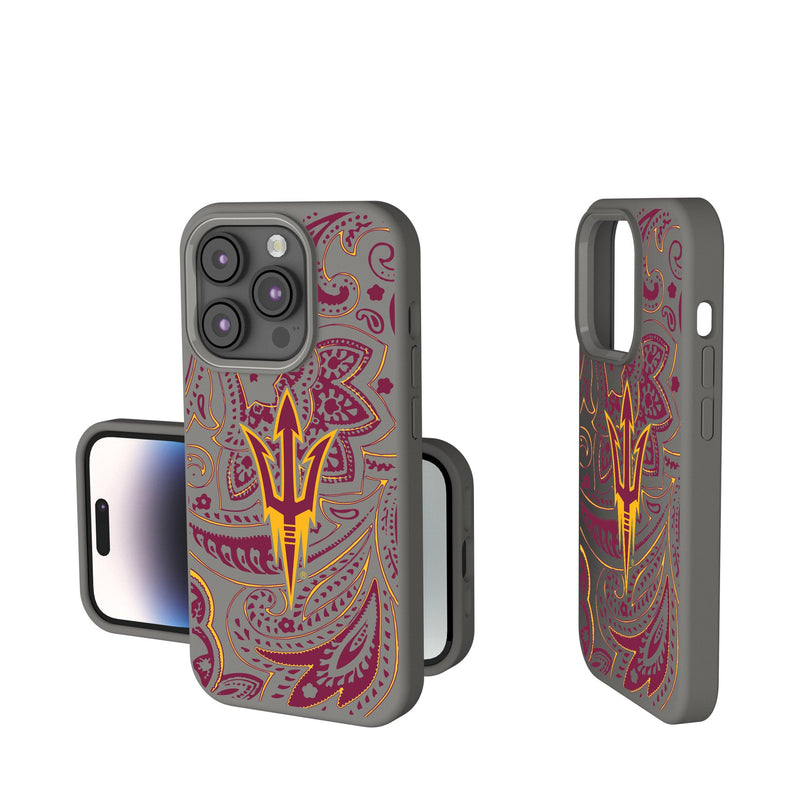 Arizona State University Sun Devils Paisley iPhone Soft Touch Phone Case