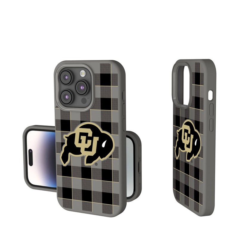 University of Colorado Buffaloes Plaid iPhone Soft Touch Phone Case