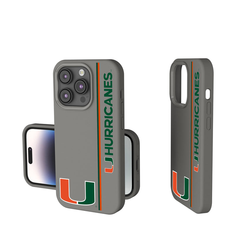 University of Miami Hurricanes Sidebar iPhone Soft Touch Phone Case