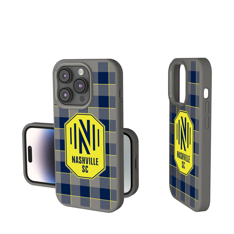 Nashville SC  Plaid iPhone Soft Touch Phone Case