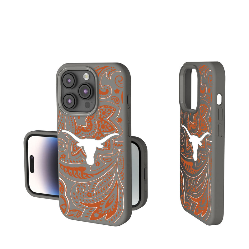 University of Texas Longhorns Paisley iPhone Soft Touch Phone Case