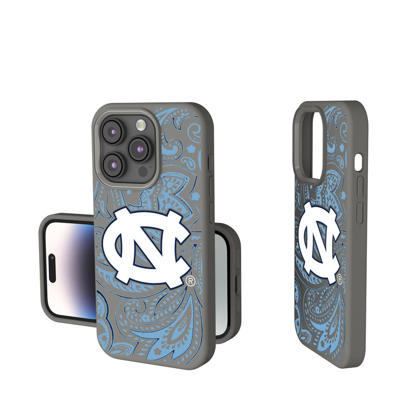 University of North Carolina Tar Heels Paisley iPhone Soft Touch Phone Case