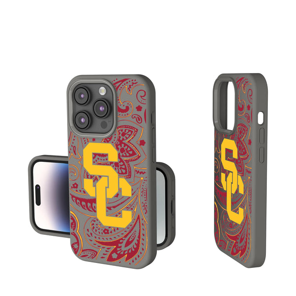 University of Southern California Trojans Paisley iPhone Soft Touch Phone Case