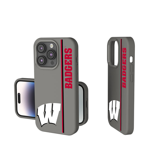 University of Wisconsin Badgers Sidebar iPhone Soft Touch Phone Case