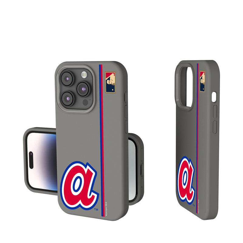 Atlanta Braves 1972-1980 - Cooperstown Collection Sidebar iPhone Soft Touch Phone Case