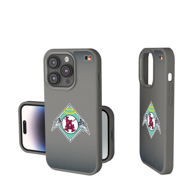 LA Angels 1961-1965 - Cooperstown Collection Linen iPhone Soft Touch Phone Case