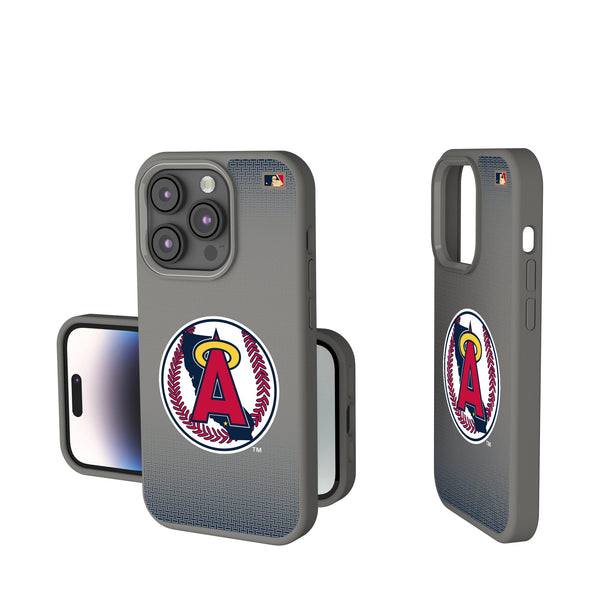 LA Angels 1986-1992 - Cooperstown Collection Linen iPhone Soft Touch Phone Case