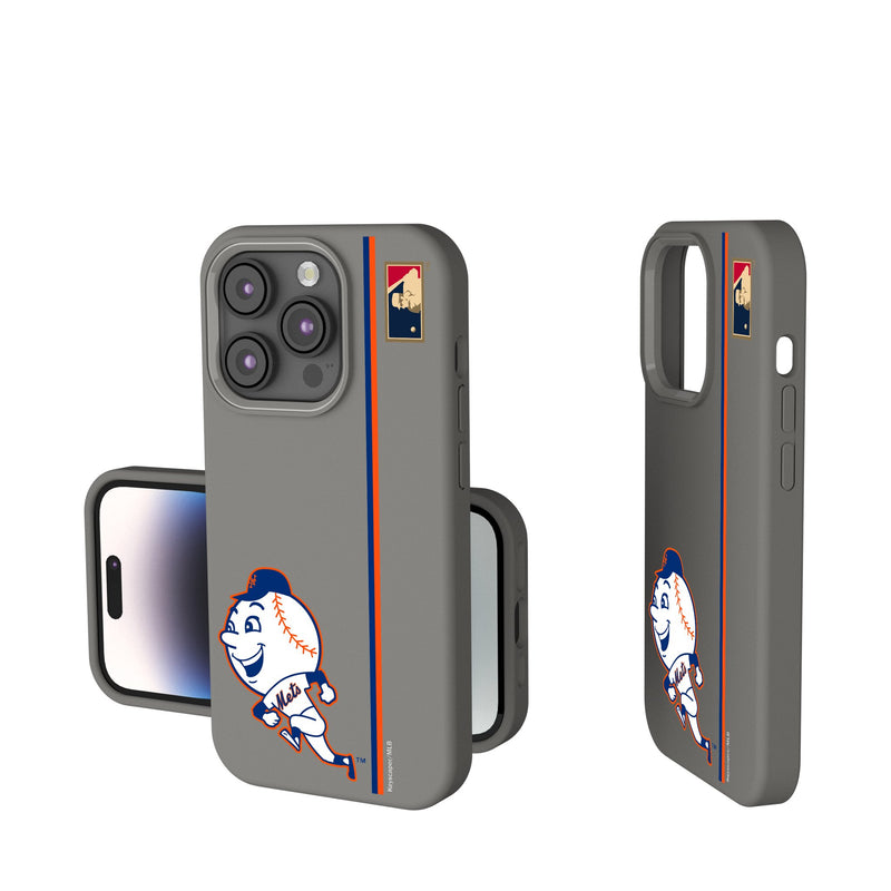 New York Mets 2014 - Cooperstown Collection Sidebar iPhone Soft Touch Phone Case