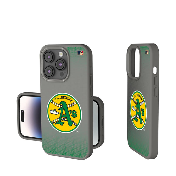 Oakland As 1971-1981 - Cooperstown Collection Linen iPhone Soft Touch Phone Case