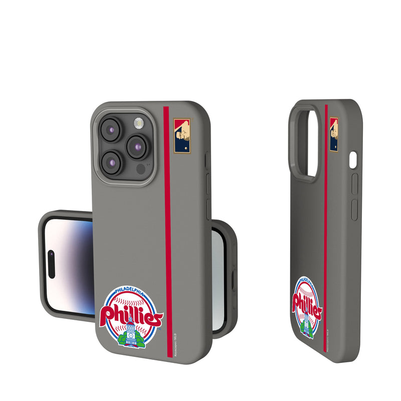 Philadelphia Phillies 1984-1991 - Cooperstown Collection Sidebar iPhone Soft Touch Phone Case