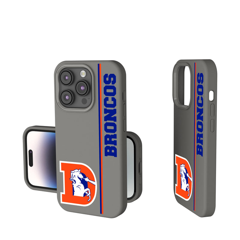 Denver Broncos 1993-1996 Historic Collection Sidebar iPhone Soft Touch Phone Case