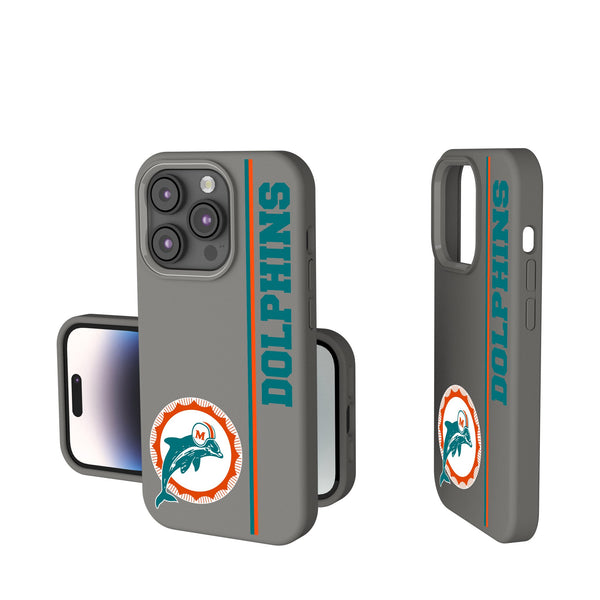 Miami Dolphins 1966-1973 Historic Collection Sidebar iPhone Soft Touch Phone Case