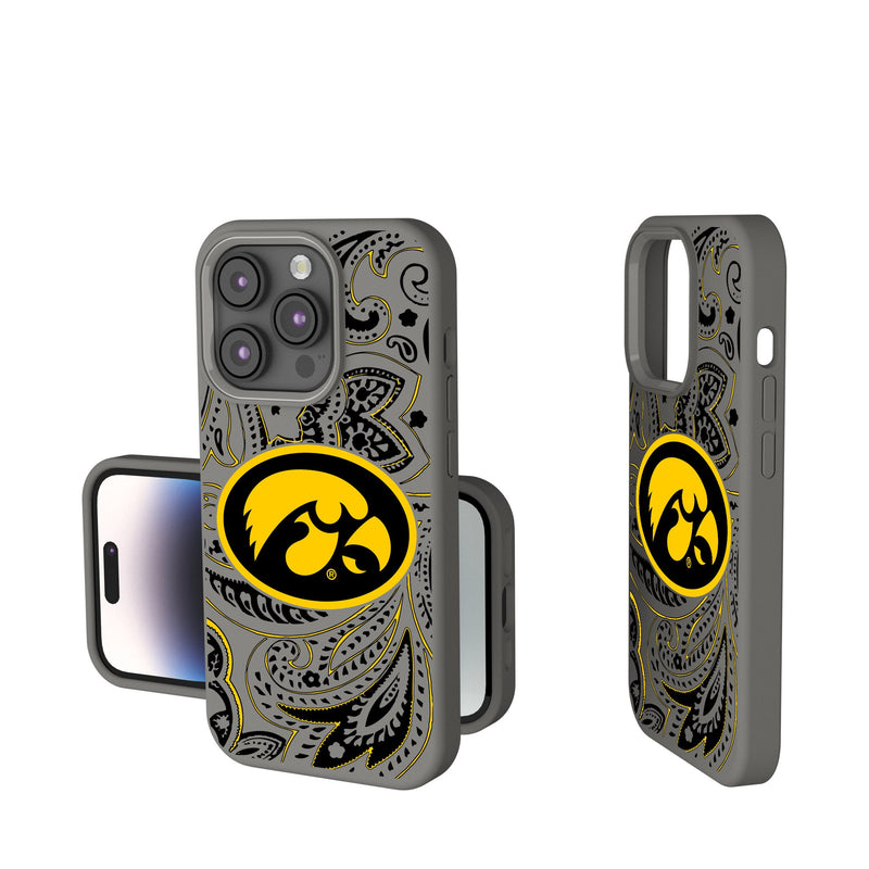 University of Iowa Hawkeyes Paisley iPhone Soft Touch Phone Case