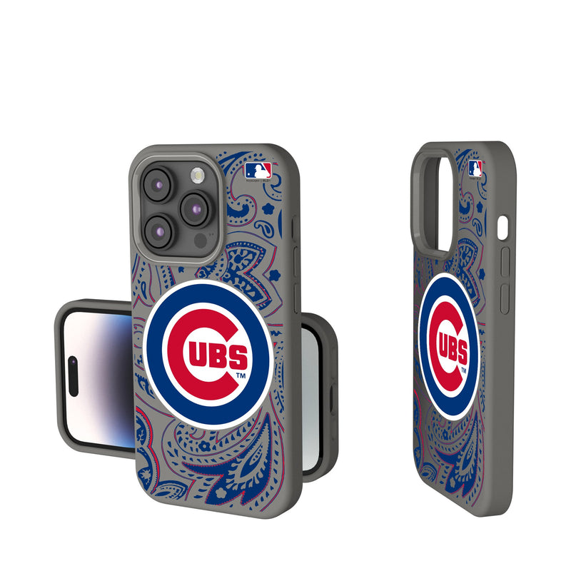 Chicago Cubs Paisley iPhone Soft Touch Phone Case