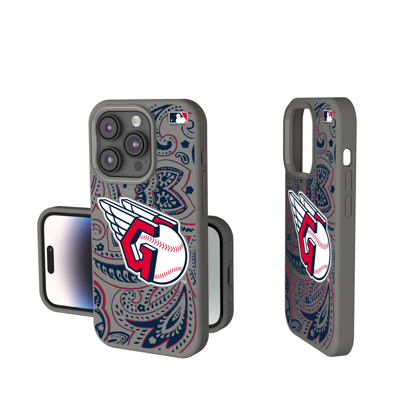 Cleveland Guardians Paisley iPhone Soft Touch Phone Case