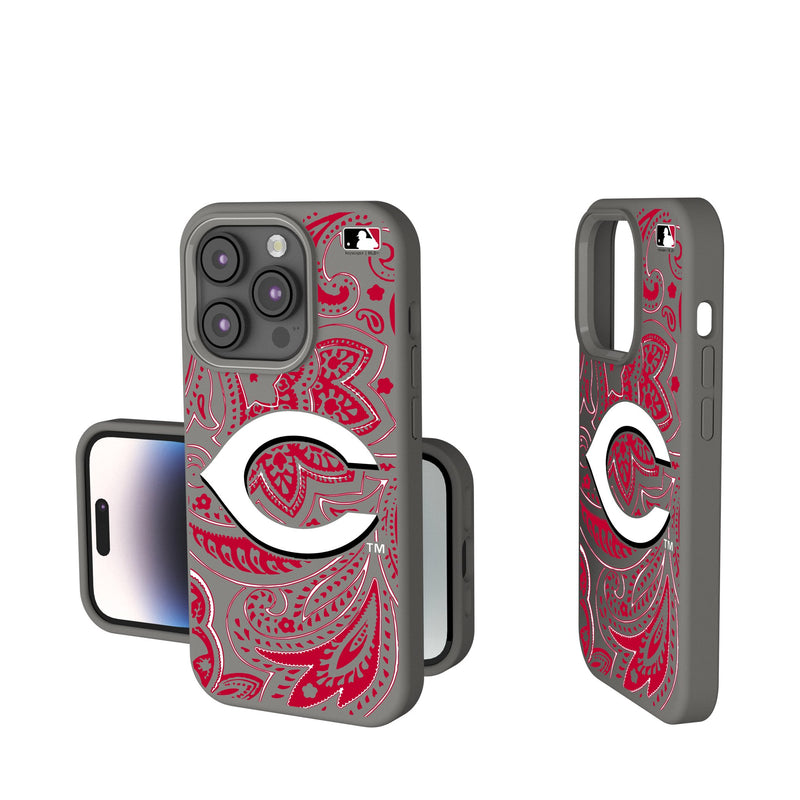 Cincinnati Reds Paisley iPhone Soft Touch Phone Case