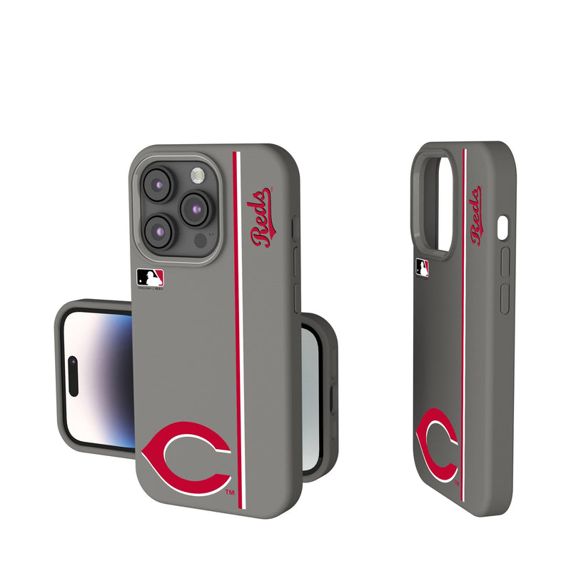 Cincinnati Reds Sidebar iPhone Soft Touch Phone Case