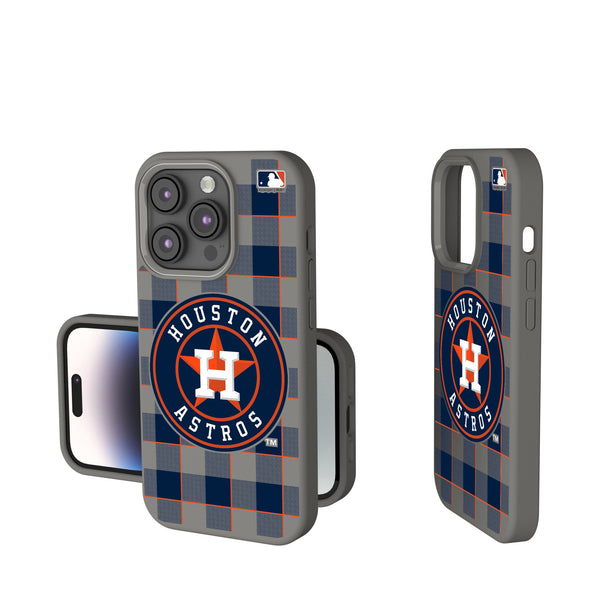 Houston Astros Plaid iPhone Soft Touch Phone Case