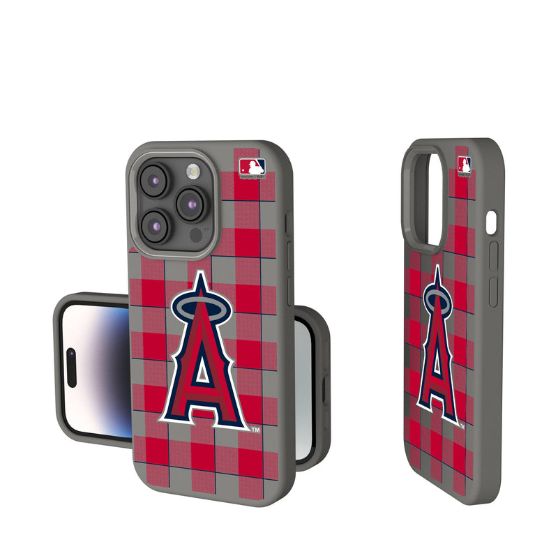 Los Angeles Angels Plaid iPhone Soft Touch Phone Case