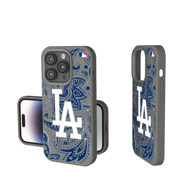 LA Dodgers Paisley iPhone Soft Touch Phone Case