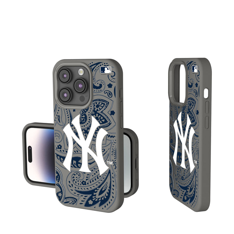 New York Yankees Paisley iPhone Soft Touch Phone Case