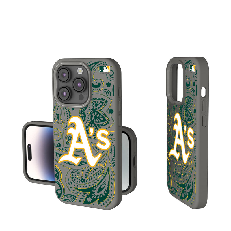 Oakland Athletics Paisley iPhone Soft Touch Phone Case