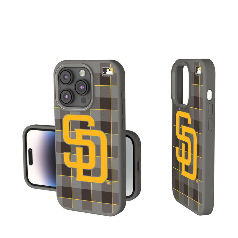 San Diego Padres Plaid iPhone Soft Touch Phone Case